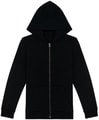 Kinder Hooded Sweater Full Zip Native Spirit NS405 Zwart